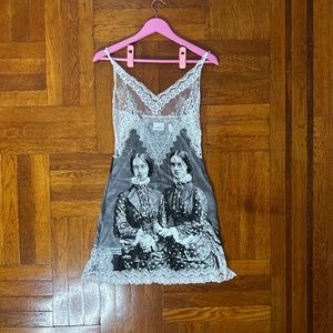 Burberry Lace slip dress